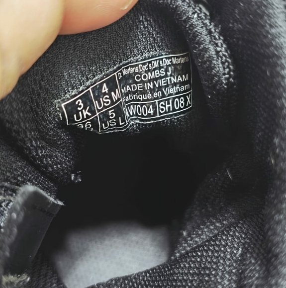 Dr. Martens Doc Combs J Air Wair Combat Boots Unisex Size M4 / W5🌴✌️ - Picture 6 of 8